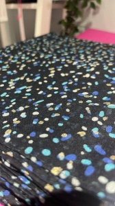 Speckle Scarf - Blue & Gold